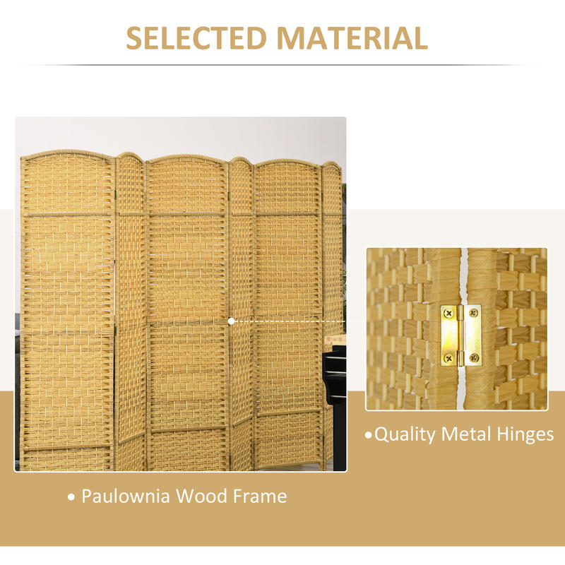 Home Office Room - HOMCOM Folding Room Divider Screen 6