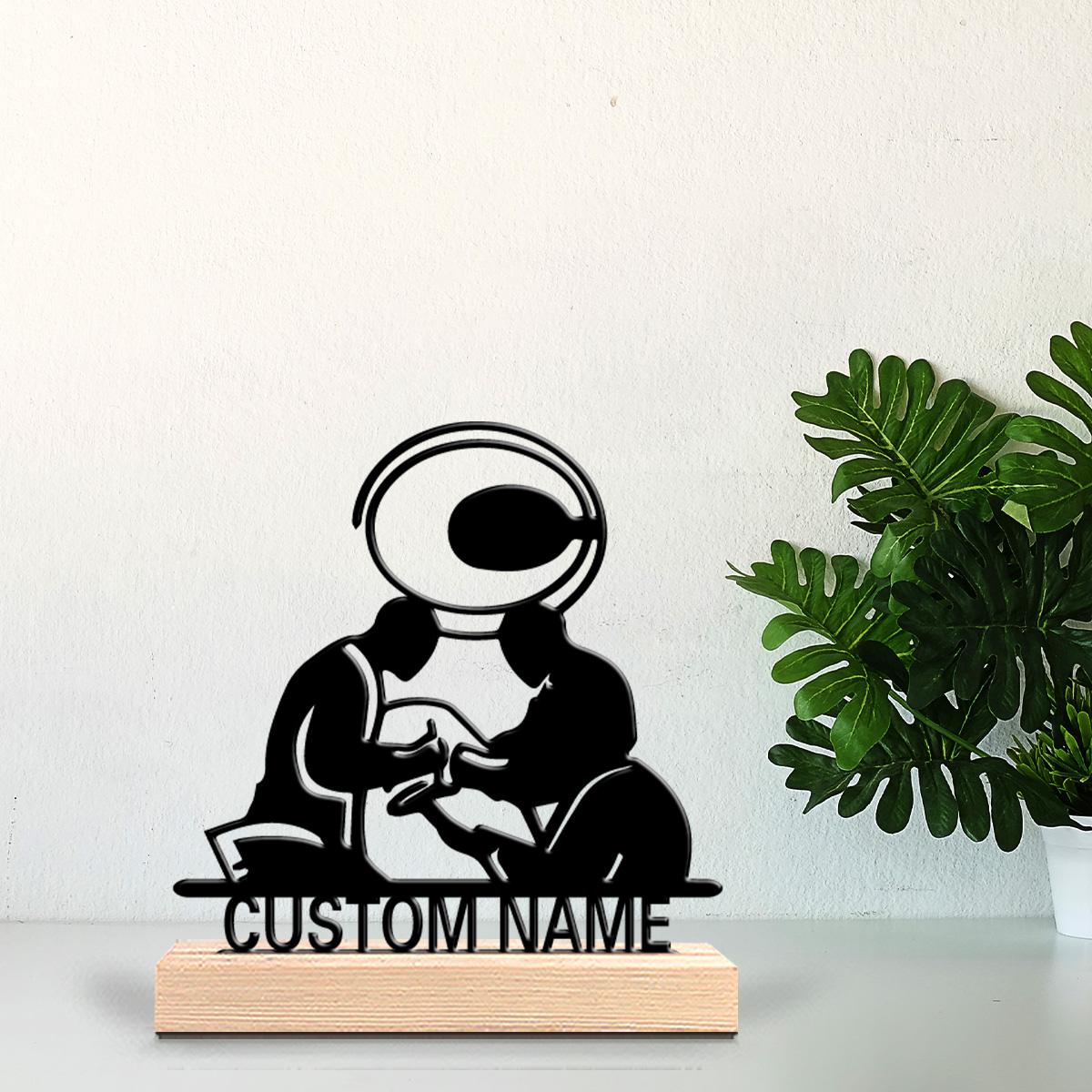 Home Office Room - 1pc Terror Personalized Custom ballet Metal