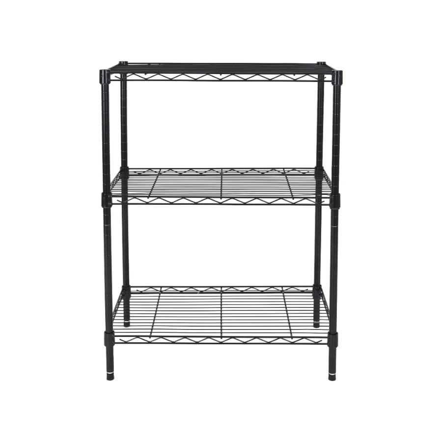 Home Office Kitchen - Heavy-Duty 3-Tier Wire Shelving Rack for