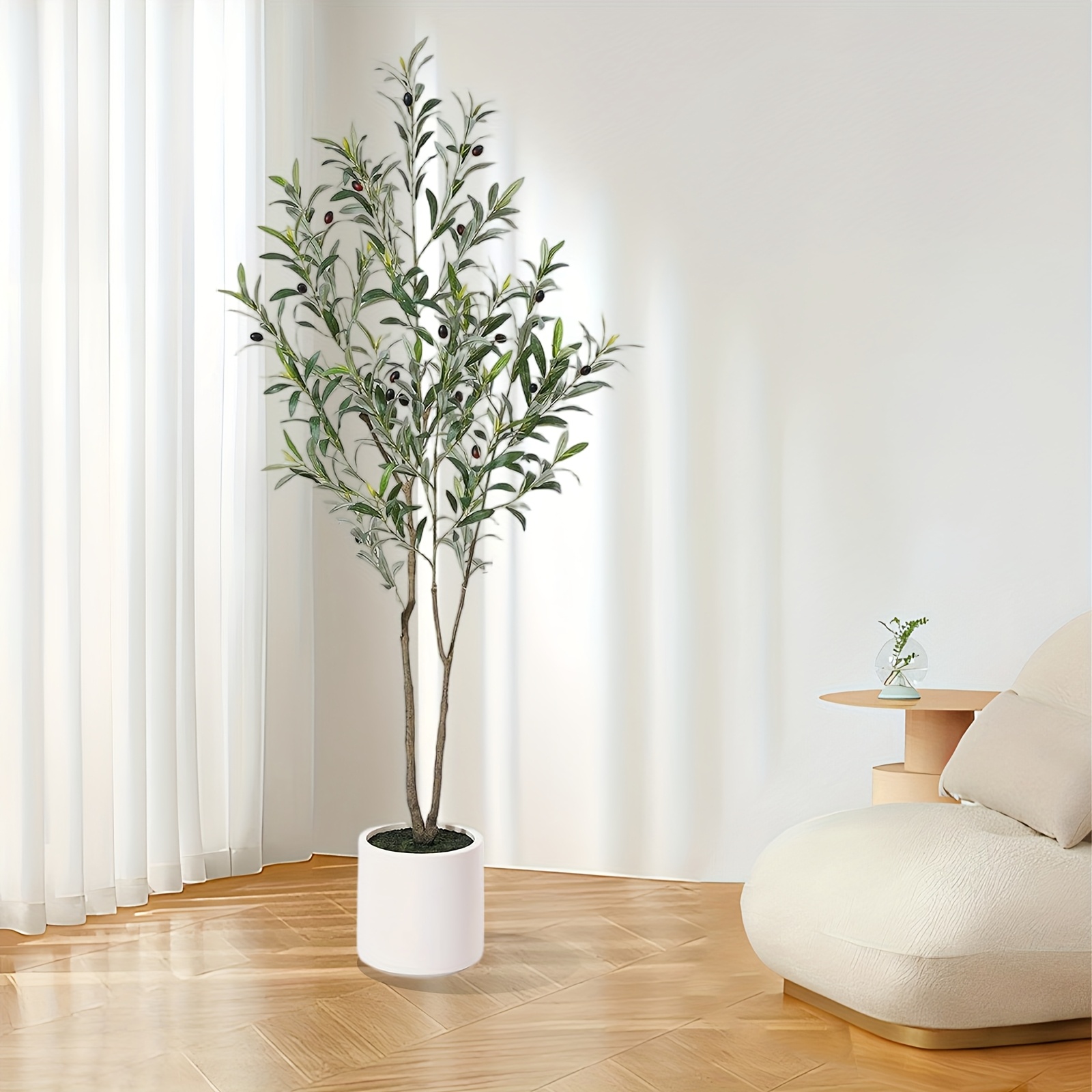 Home Office Room - Artificial Olive Tree Set – 7FT