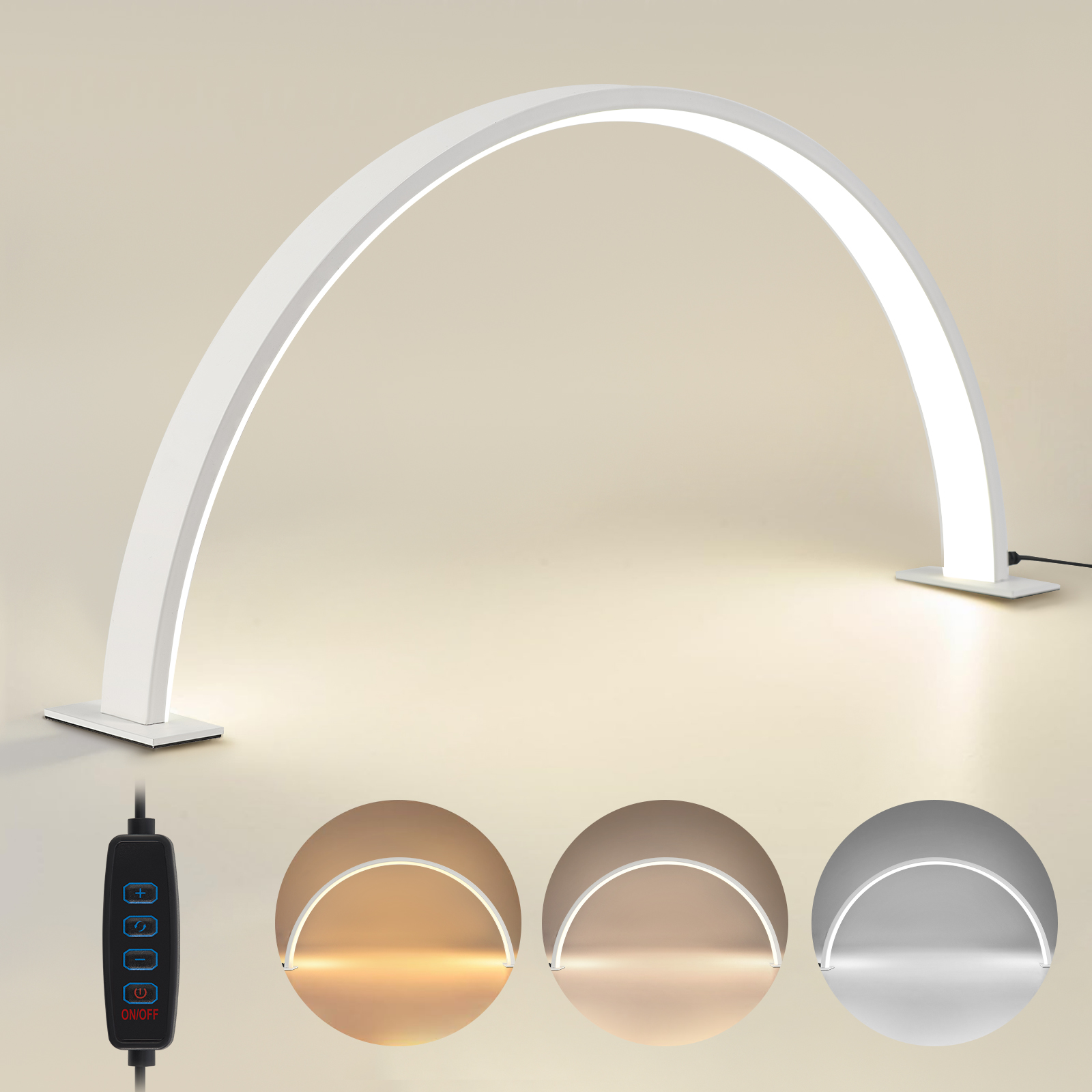 Home Office Setup - Half moon U-shaped nail lamp home