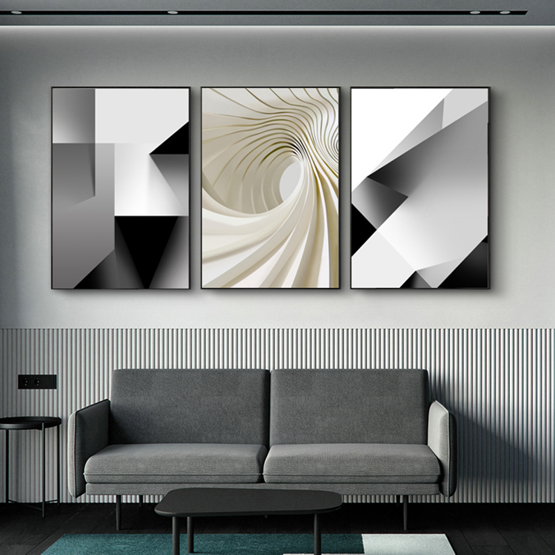 Nordic Canvas Painting Black W - Home Office York のレビューと価格