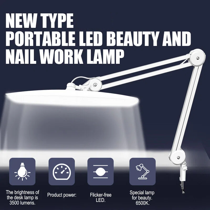 24W LED Desk Lamp with Clam 19 - Home Office Setup のレビューと価格