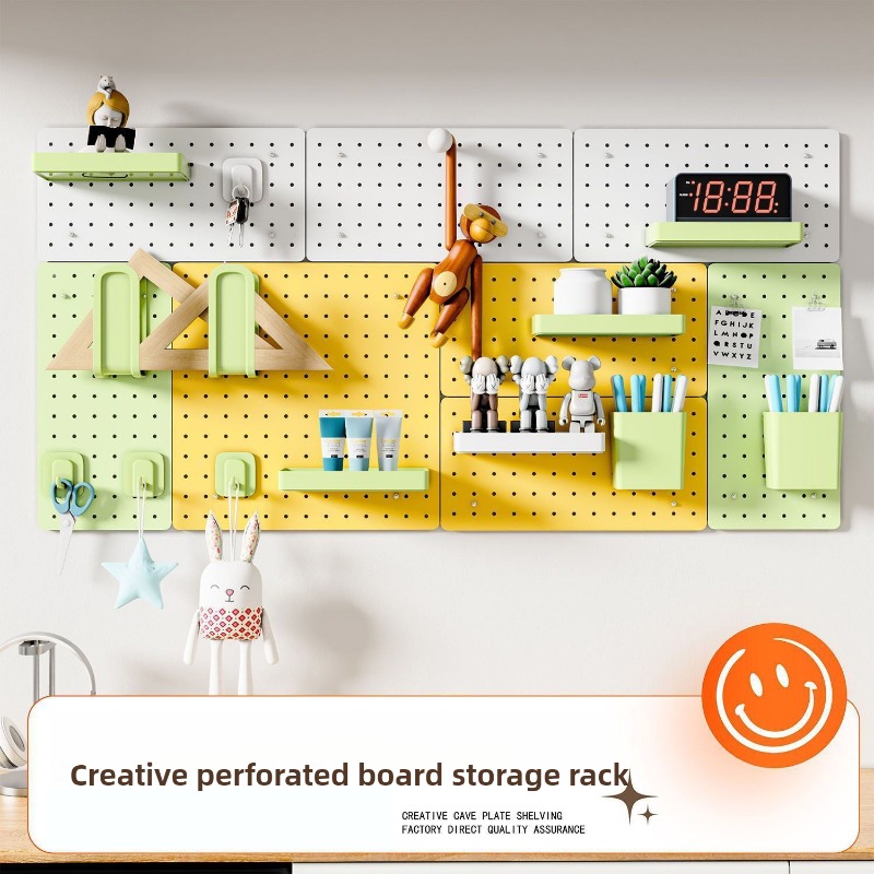 Hole Board DIY Metal Plate Liv - Home Office Kitchen のレビューと価格