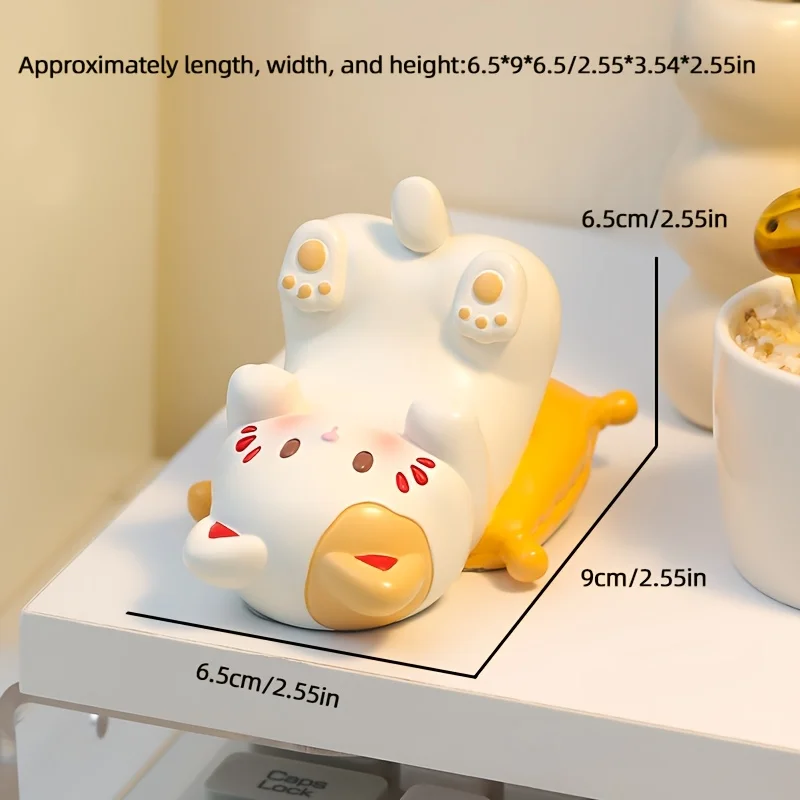 Cute Cartoon Cat Desktop Ornam - Home Office Setup のレビューと価格