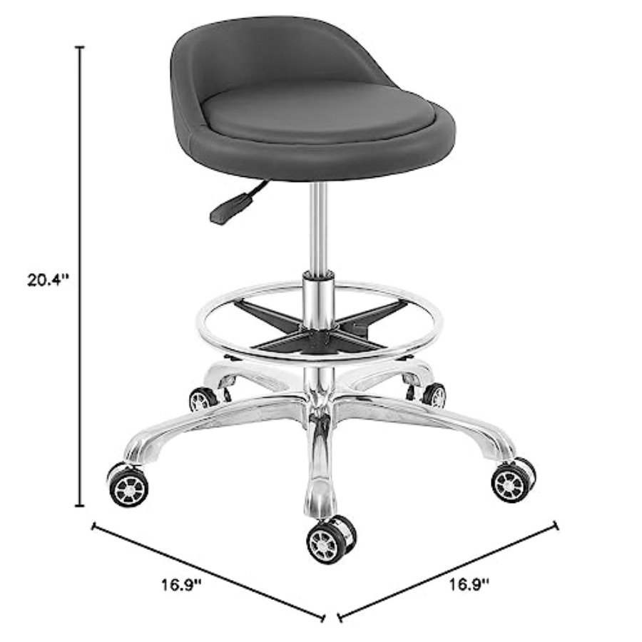 Rolling Stool Adjustable Draft - Home Office Kitchen のレビューと価格
