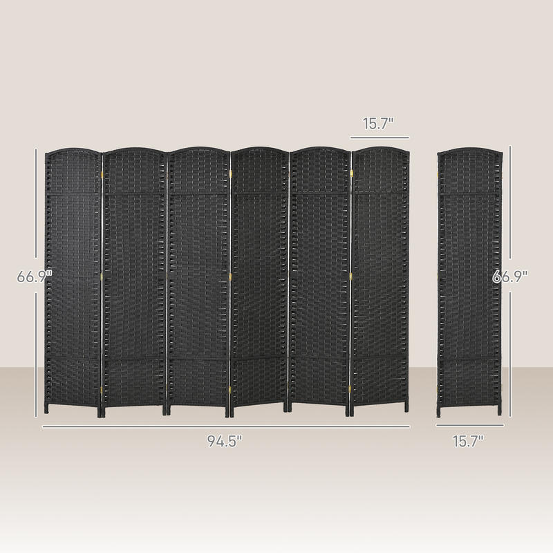 HOMCOM Folding Room Divider Sc - Home Office Room のレビューと価格