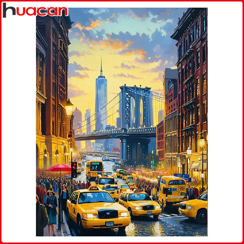 HUACAN Diamond Painting New Yo - Home Office York のレビューと価格