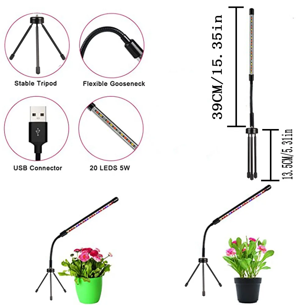 LED plant growth lamp with min - Plant Desk Mini のレビューと価格