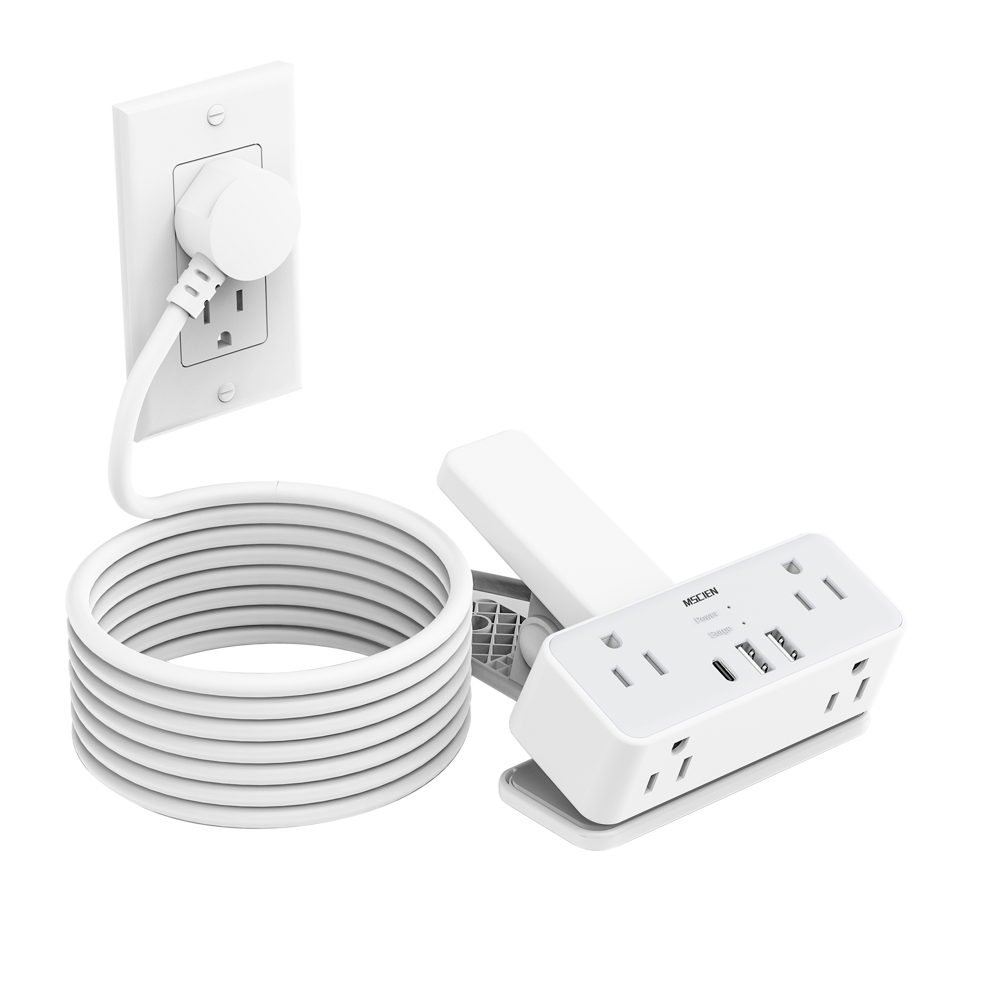 MSCIEN Power Strip Surge Prote - Power Strip Desk のレビューと価格