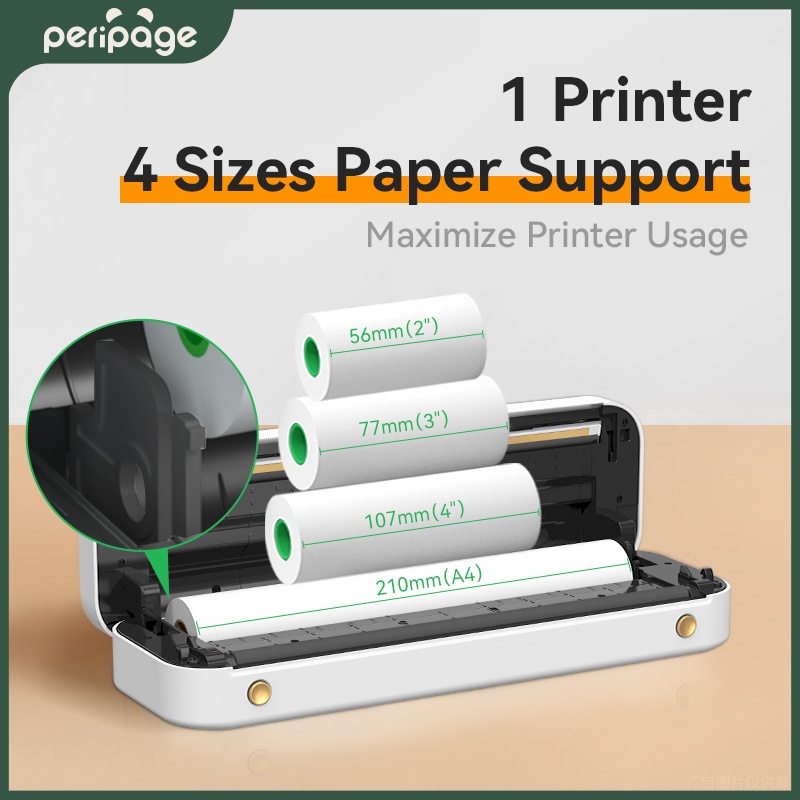 Peripage Portable A4 Printer T - Laser Printer Home のレビューと価格