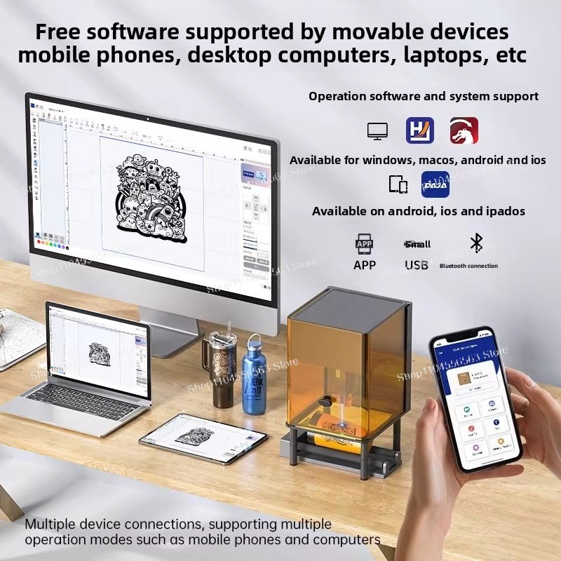 Diaojiang New Mini Desktop Las - Laser Printer Home のレビューと価格