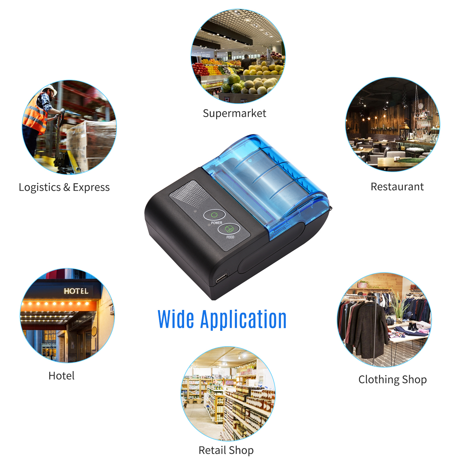 Bisofice Portable Mini Thermal - Laser Printer Home のレビューと価格