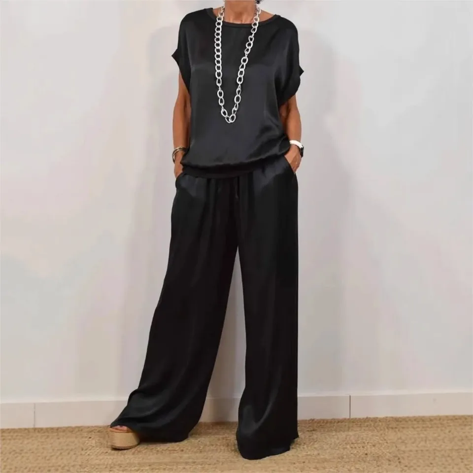 Women Casual O Neck Solid Colo - Home Office 2024 のレビューと価格