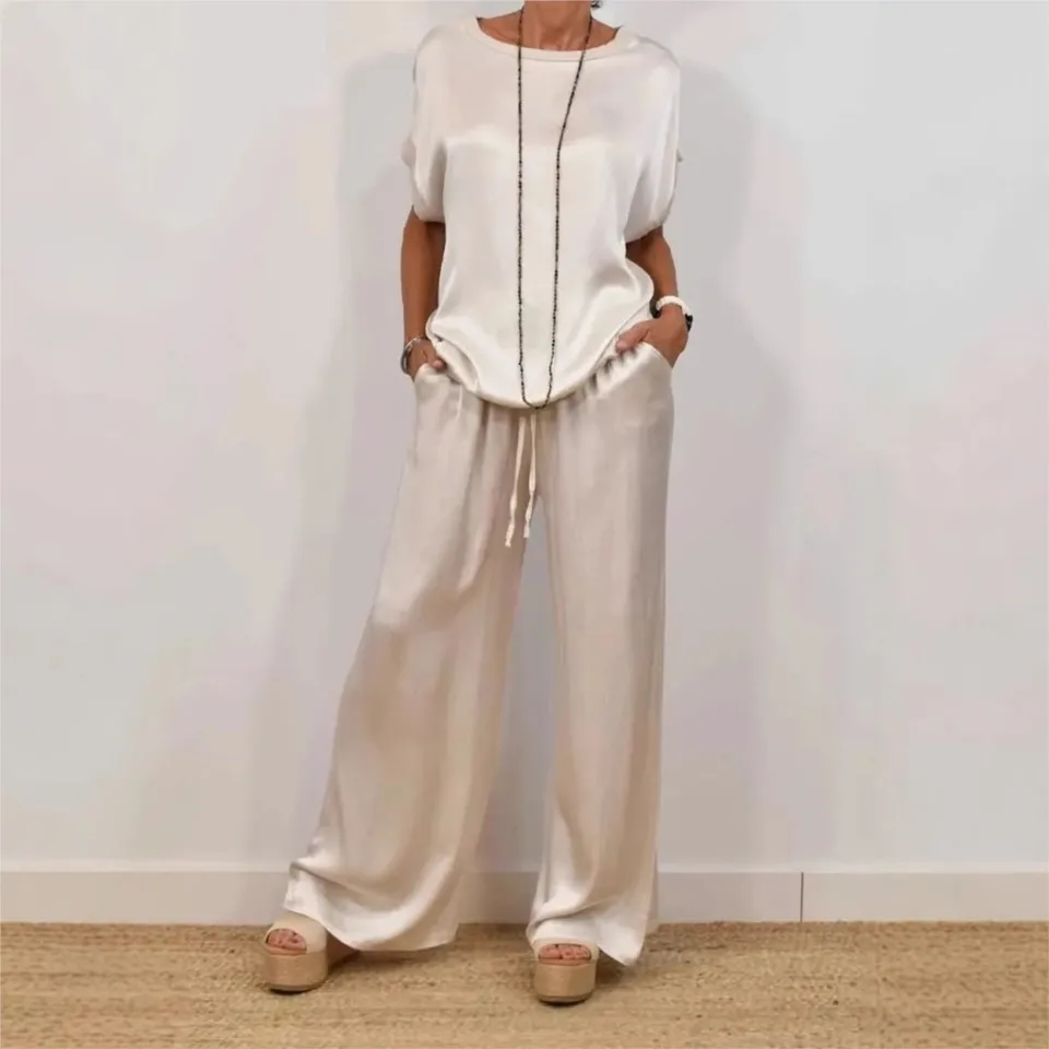 Women Casual O Neck Solid Colo - Home Office 2024 のレビューと価格