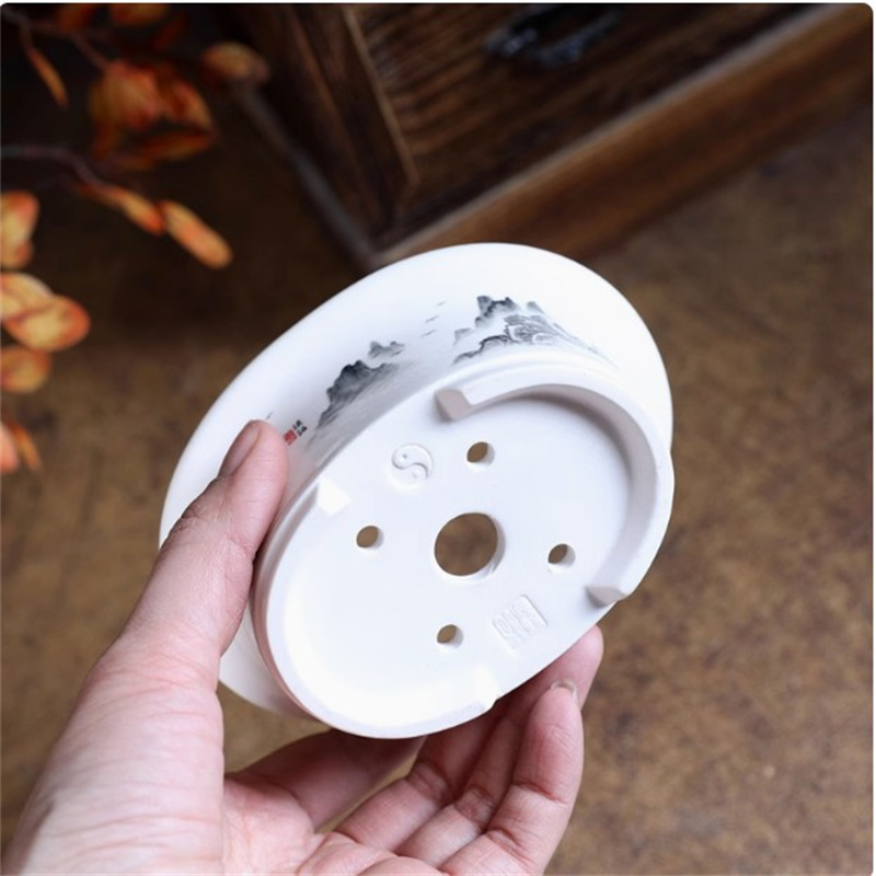 Porcelain White Oval Bonsai Po - Plant Desk Mini のレビューと価格