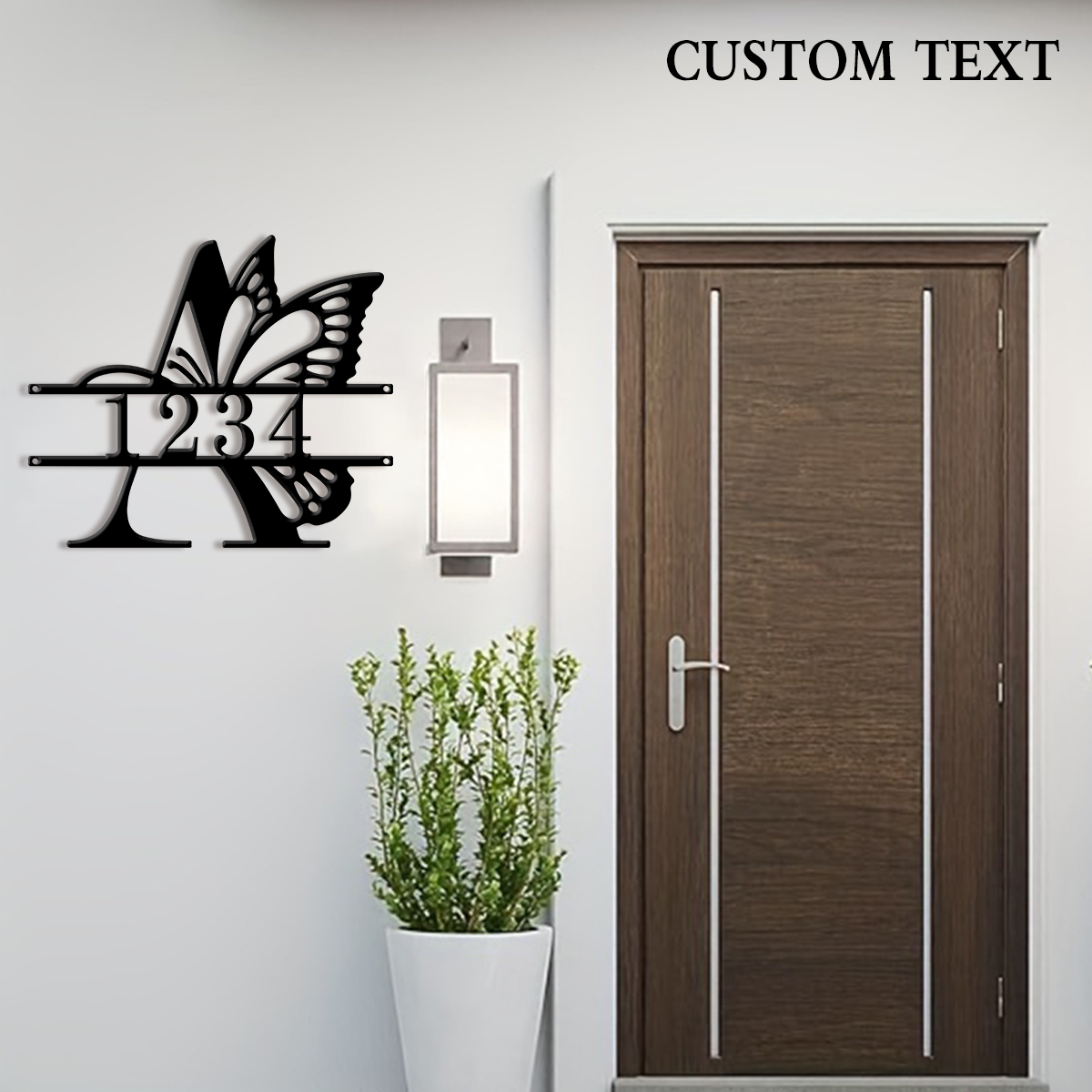 1pc Custom letter butterfly Me - Home Office Room のレビューと価格