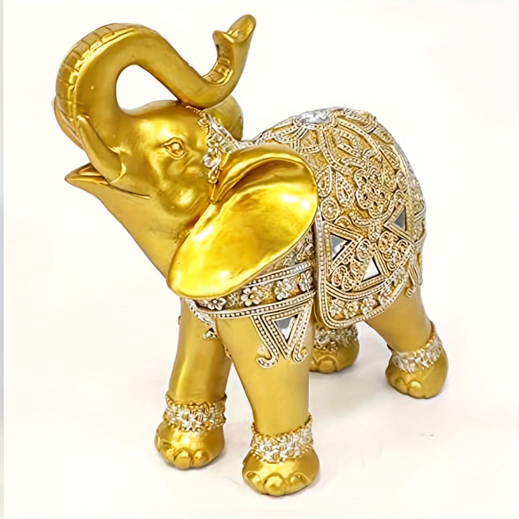 9 Inch Elephant Statue Figurin - Home Office Setup のレビューと価格