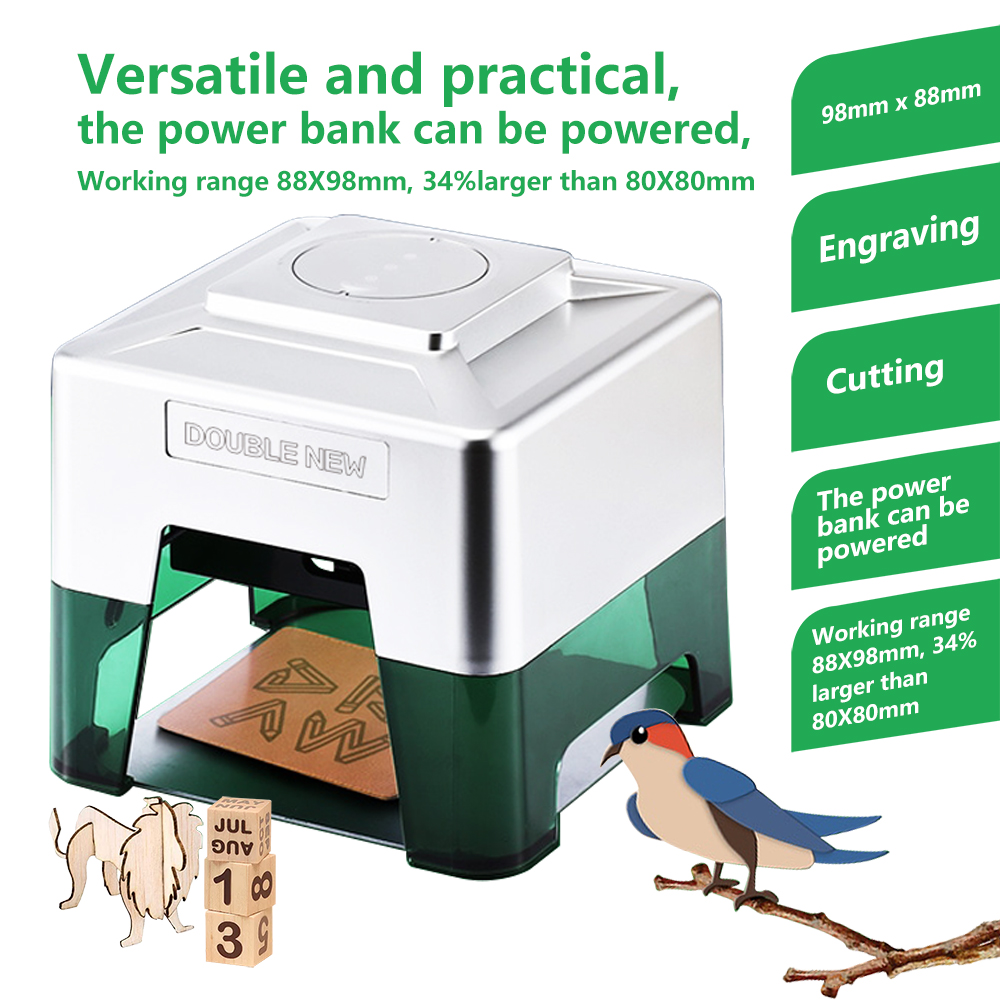 3W Mini Laser Engraver Portabl - Laser Printer Home のレビューと価格