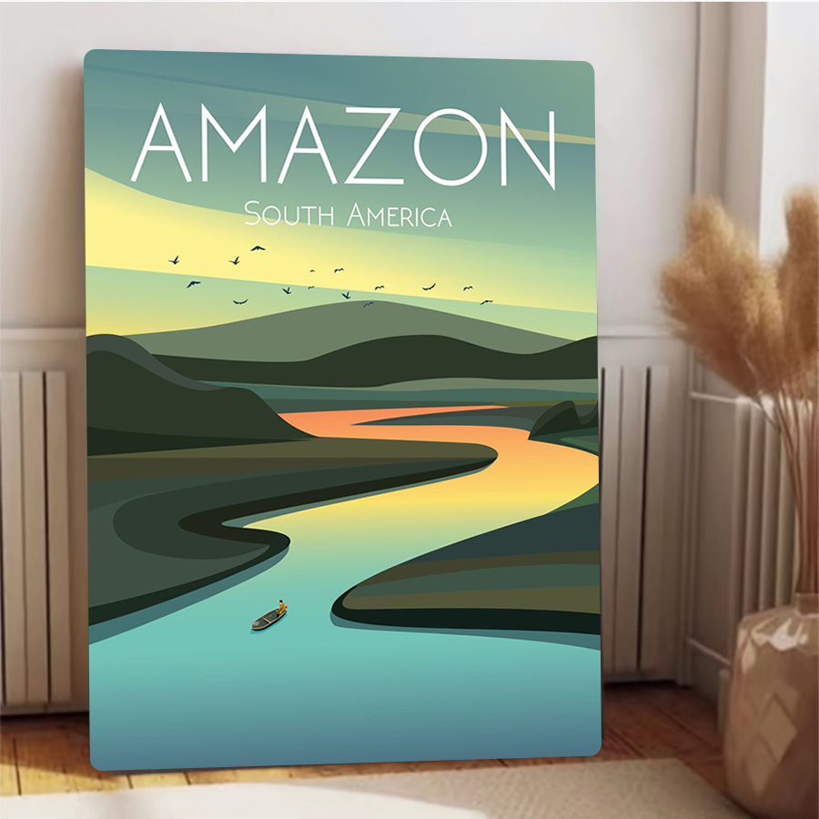 Amazon River Landscape Metal W - Home Office Amazon のレビューと価格