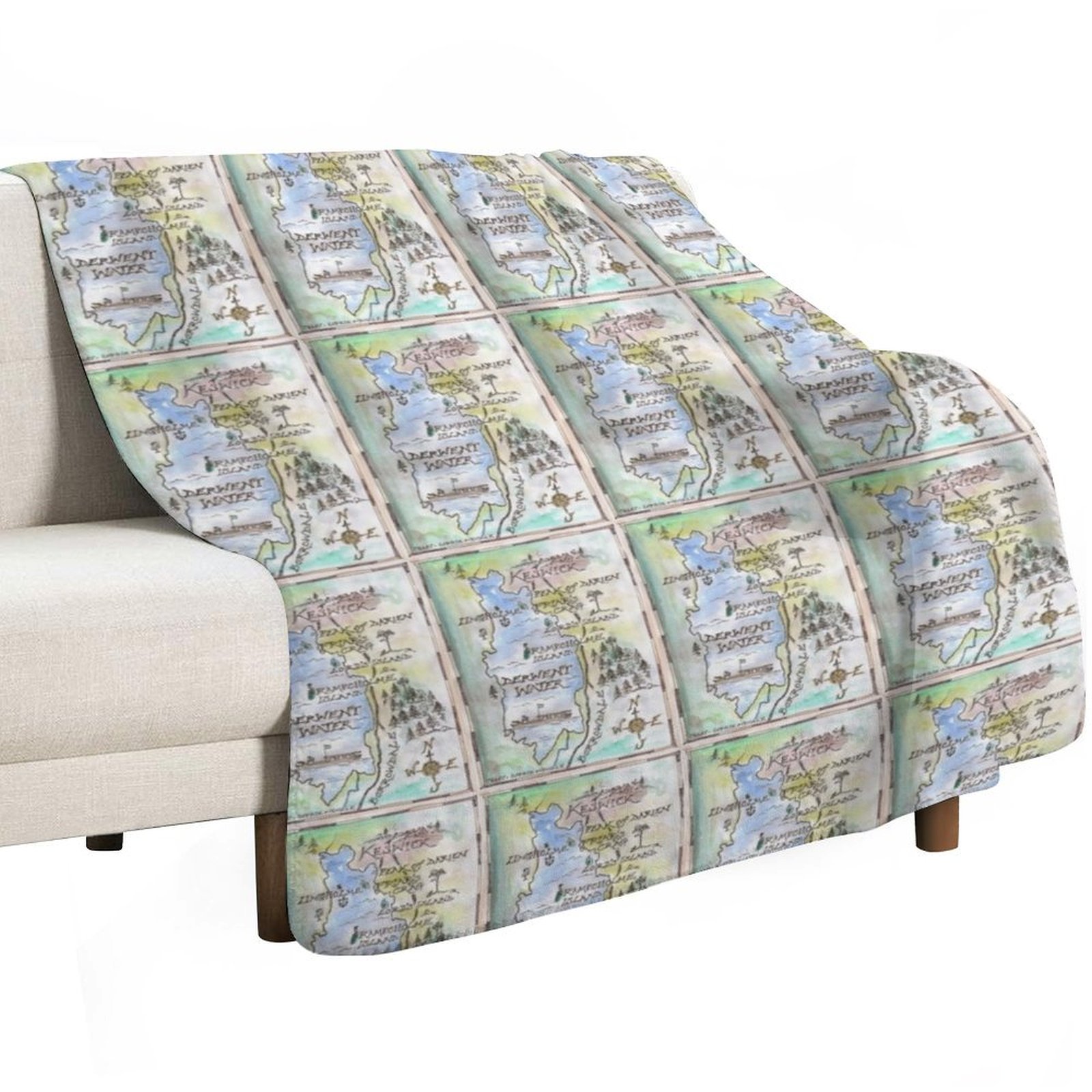 Swallows and Amazons map of De - Home Office Amazon のレビューと価格