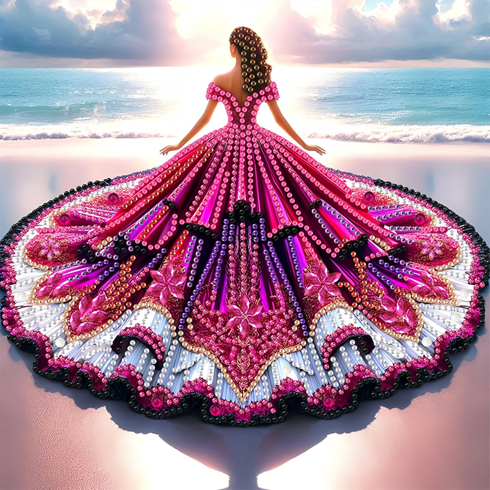 5D DIY Gorgeous Skirt Girl Par - Home Office Setup のレビューと価格