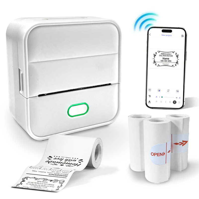W-11 Portable Mini Pocket Labe - Laser Printer Home のレビューと価格