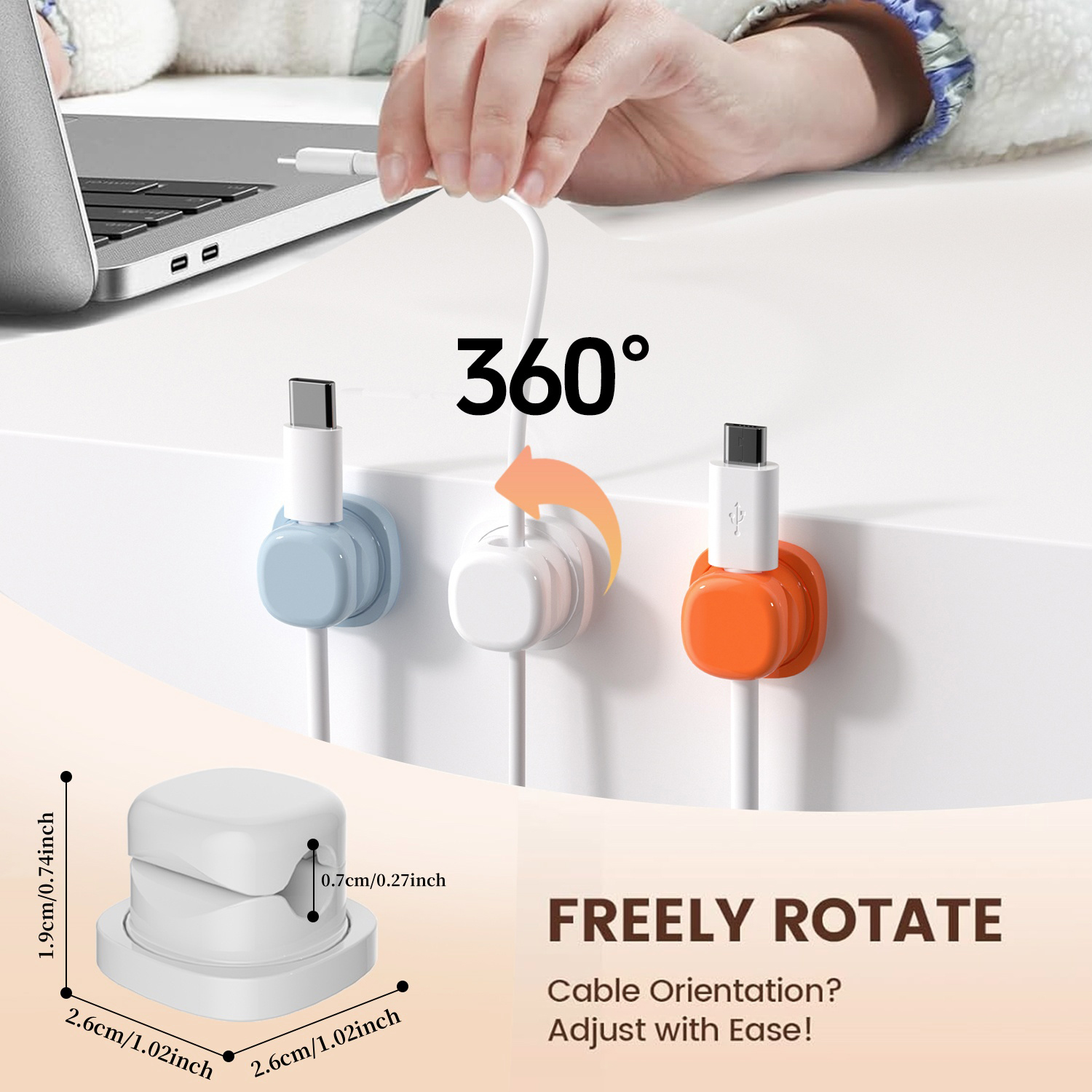 3/6-piece Household Cable Clam - Home Office Setup のレビューと価格