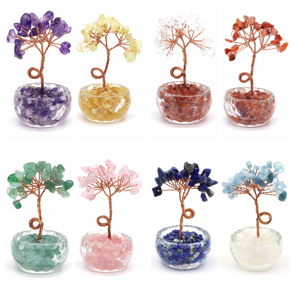 Natural Gemstone Crystal Lucky - Plant Desk Mini のレビューと価格