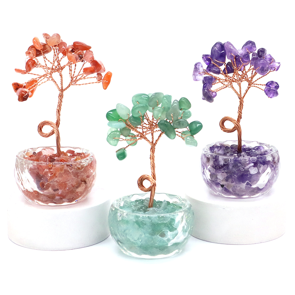 Natural Gemstone Crystal Lucky - Plant Desk Mini のレビューと価格