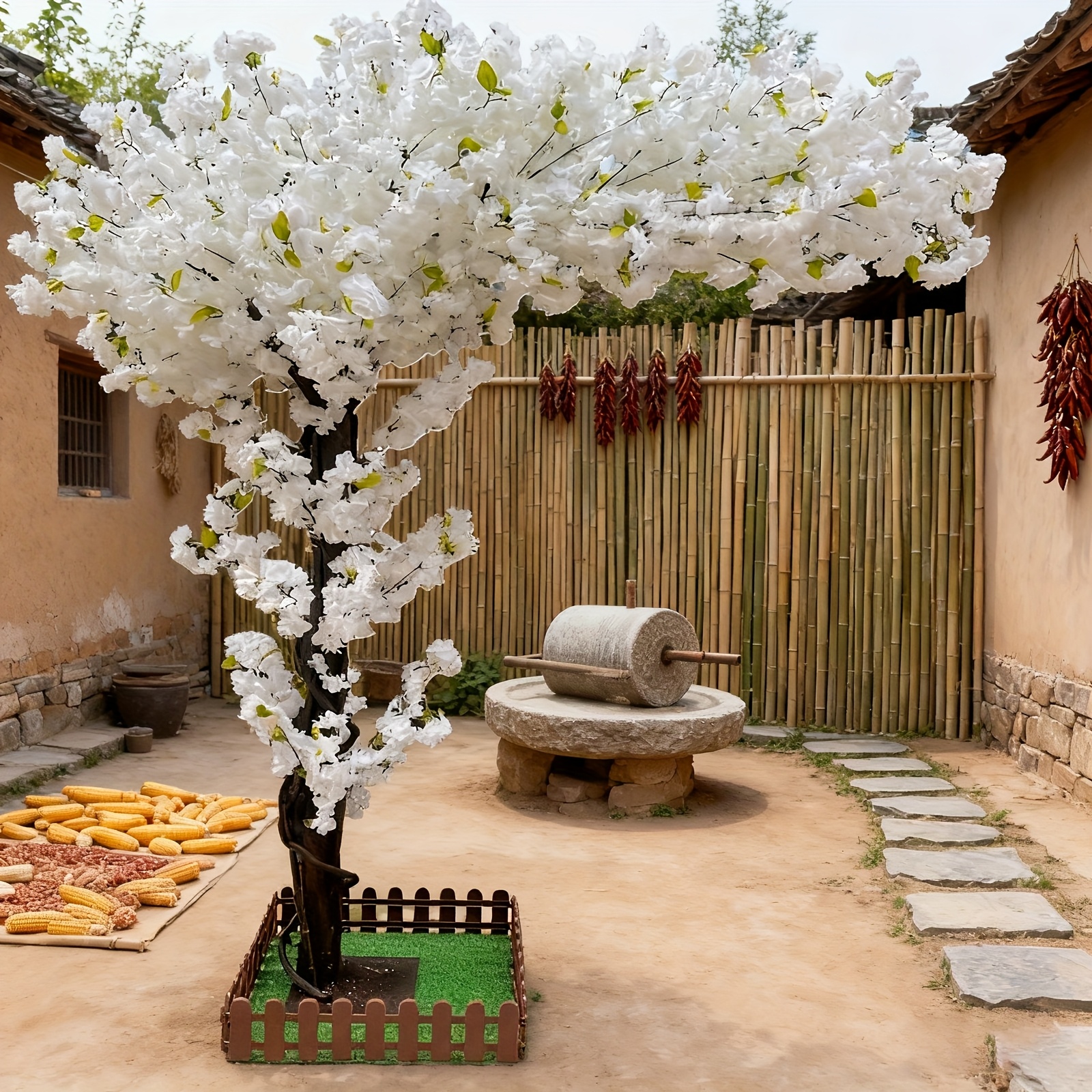 Artificial Cherry Blossom Tree - Home Office Room のレビューと価格