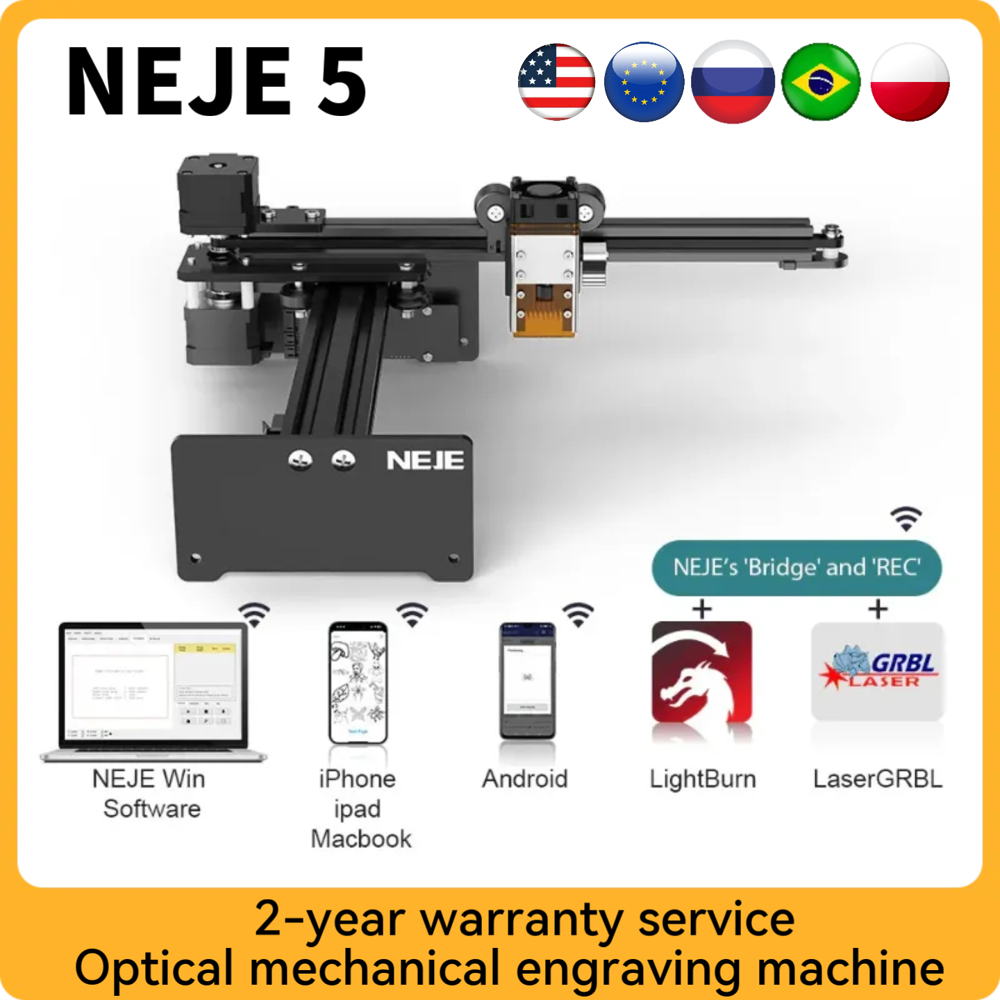 7W/12W Wood Cutting Machine NE - Laser Printer Home のレビューと価格