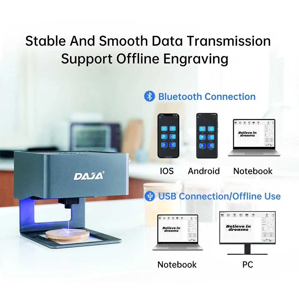 DAJA Laser Engraver CNC DIY DJ - Laser Printer Home のレビューと価格