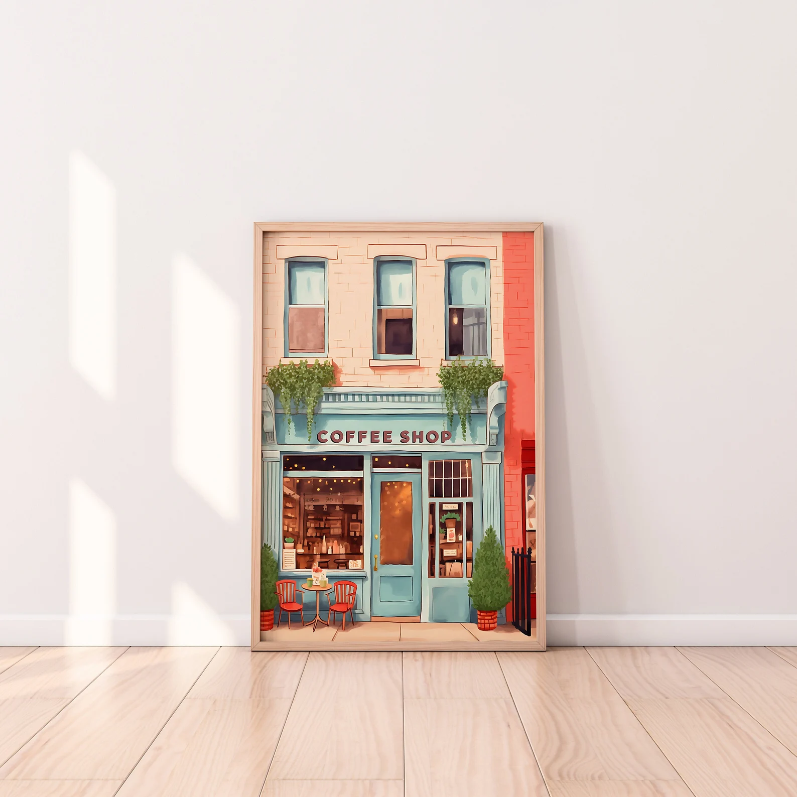 Watercolor New York Coffee Sho - Home Office York のレビューと価格