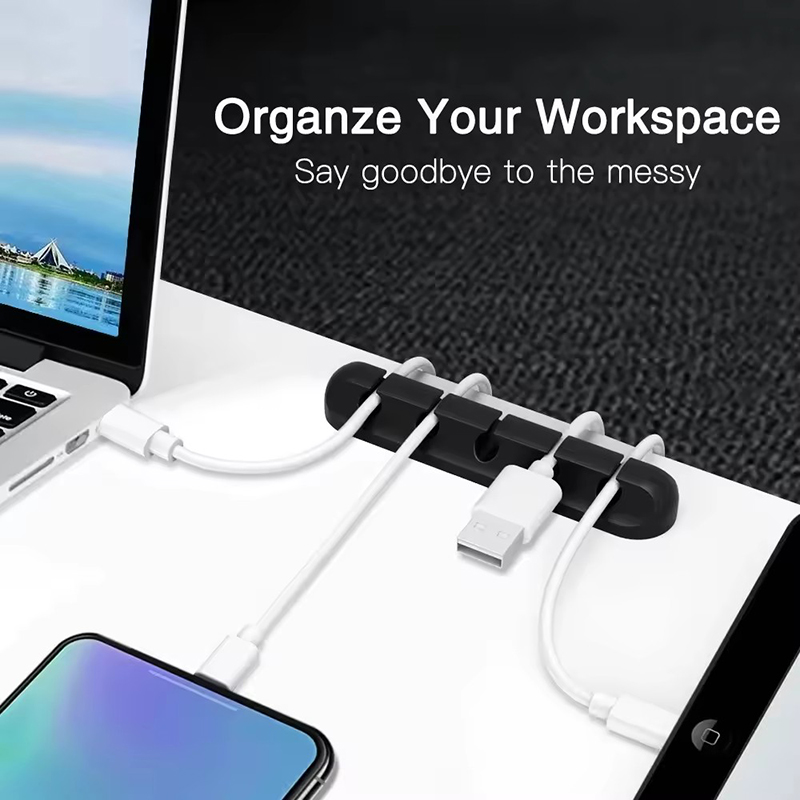 Silicone USB Cable Clip Winder - Home Office Setup のレビューと価格