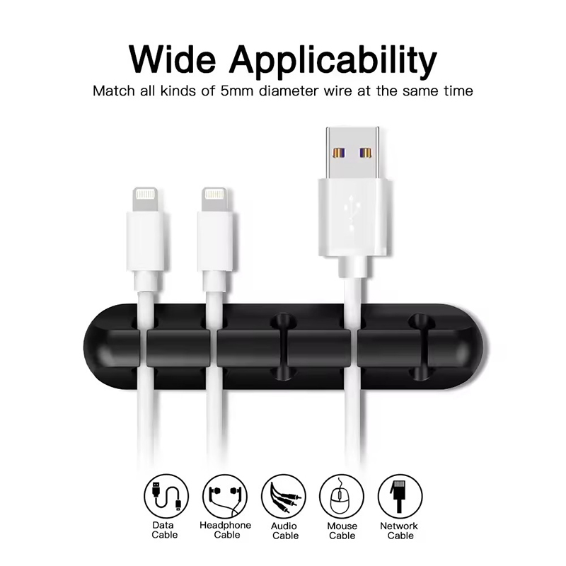 Silicone USB Cable Clip Winder - Home Office Setup のレビューと価格