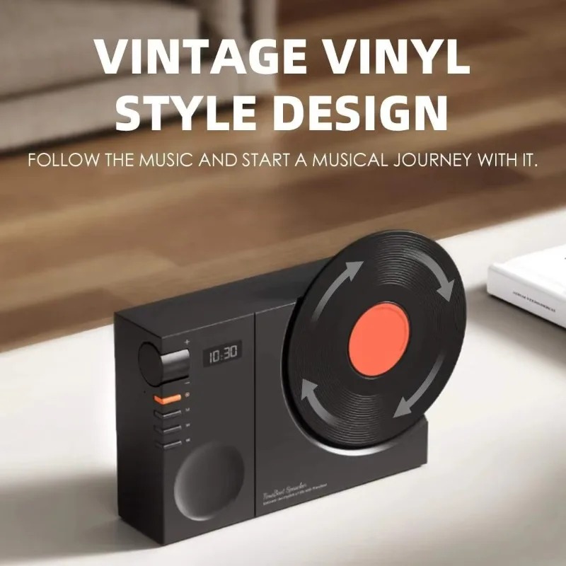 Vintage Record Player Style Bl - Home Office Amazon のレビューと価格