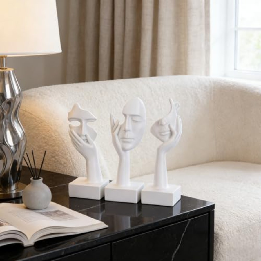 Thinker Large Statue Set - Art - Home Office Room のレビューと価格