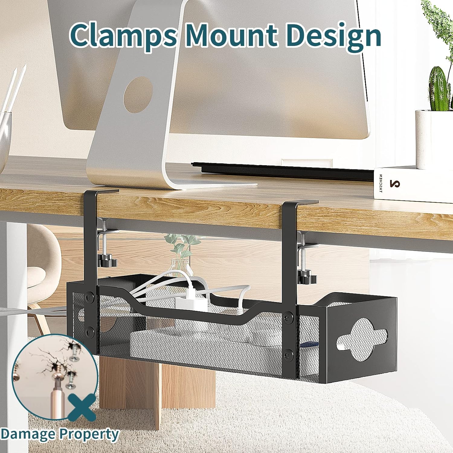 Under Desk Cable Management Tr - Home Office Setup のレビューと価格