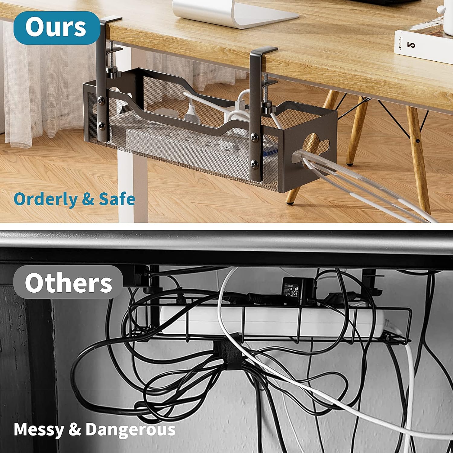 Under Desk Cable Management Tr - Home Office Setup のレビューと価格