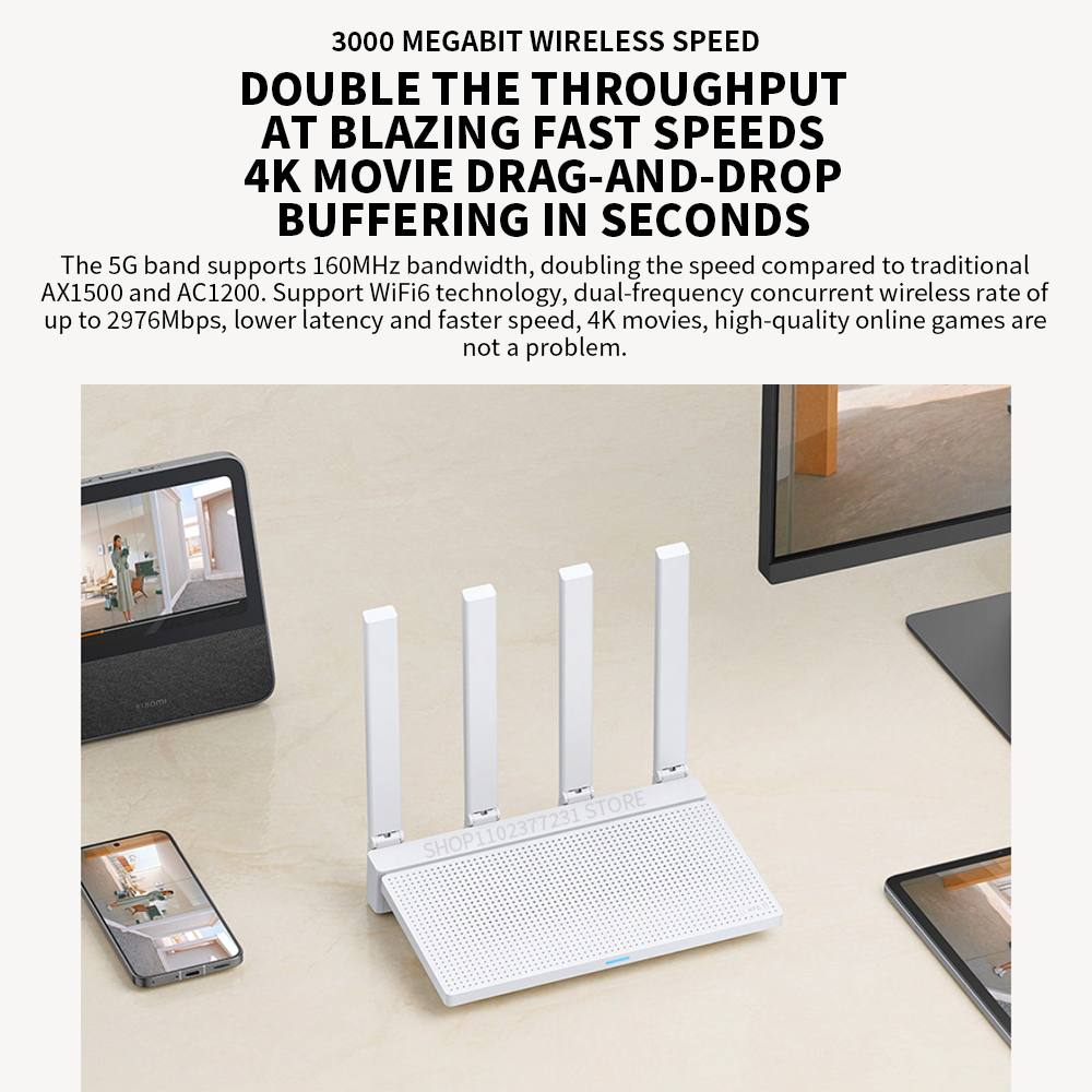 2024 NEW Original Xiaomi AX300 - Home Office 2024 のレビューと価格