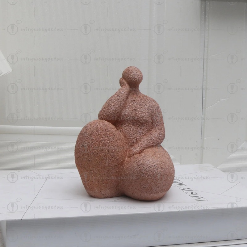 1pc, Sandstone Resin  Chubby W - Home Office Room のレビューと価格