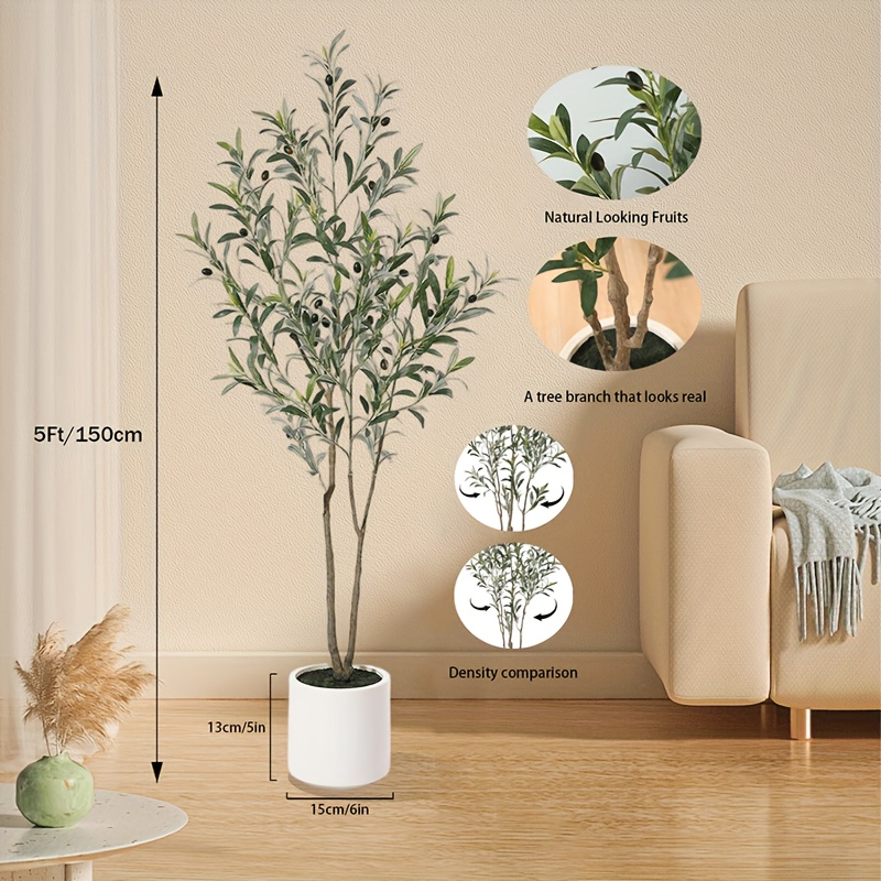 Artificial Olive Tree Set – 7F - Home Office Room のレビューと価格