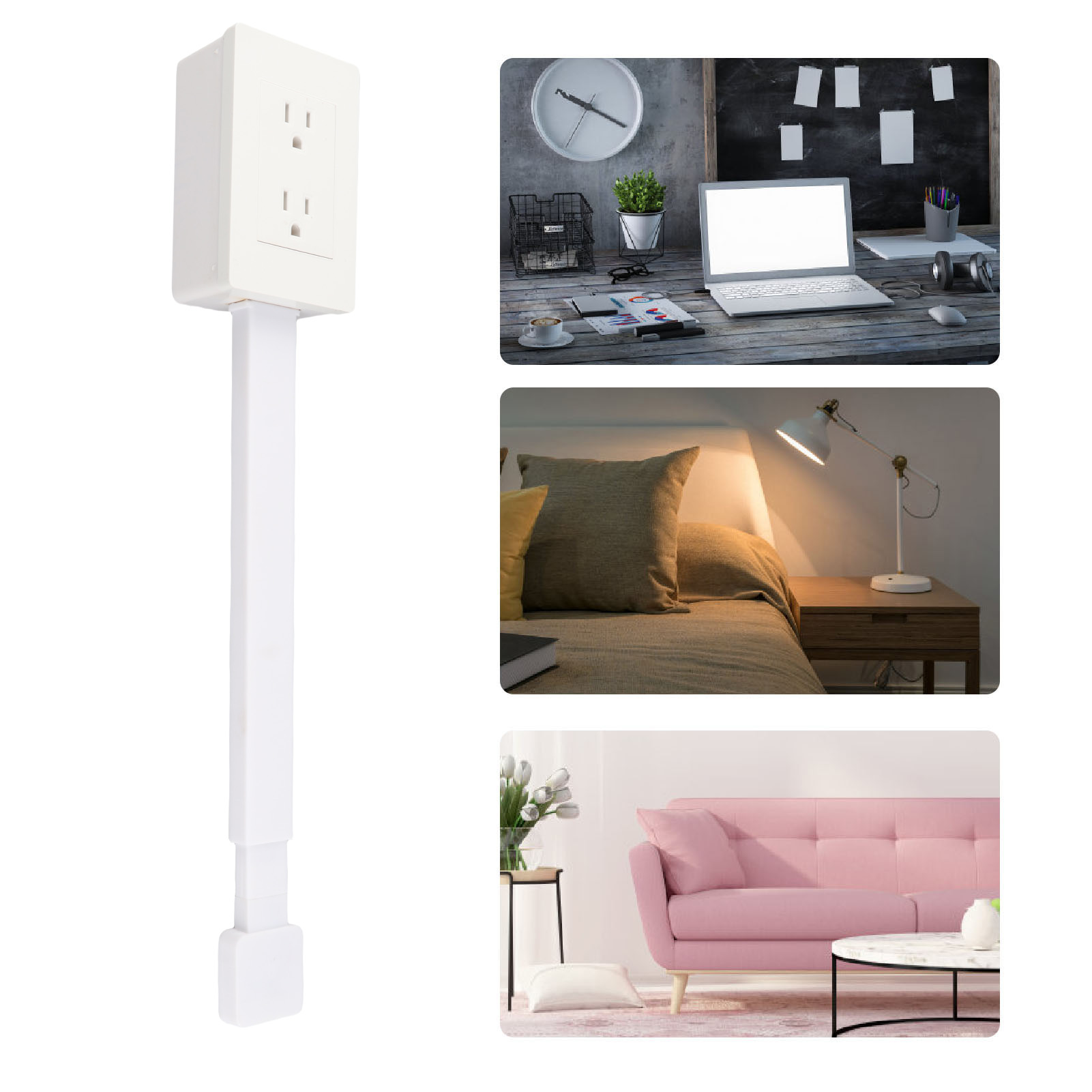 Rotatable Power Strip Flexible - Power Strip Desk のレビューと価格