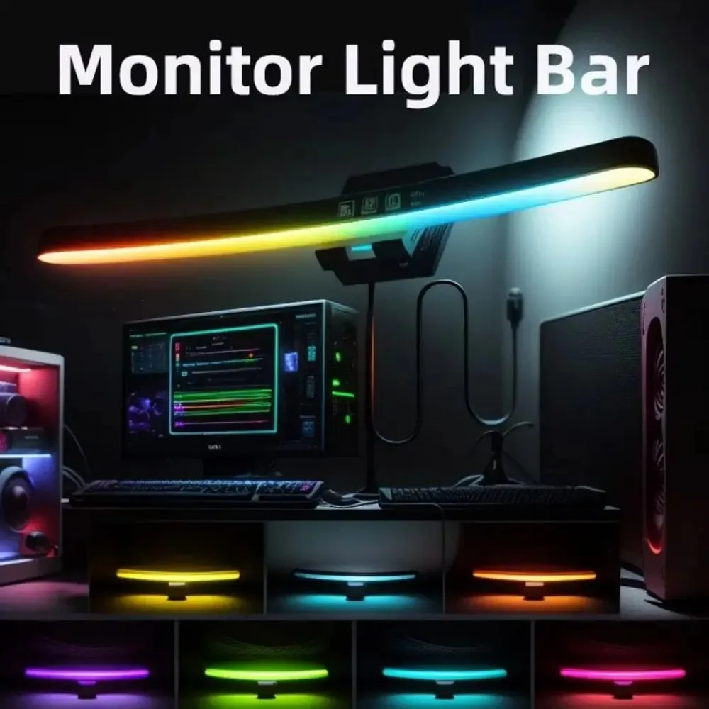 Curved Monitor Light Bar 3 Col - Home Office Setup のレビューと価格