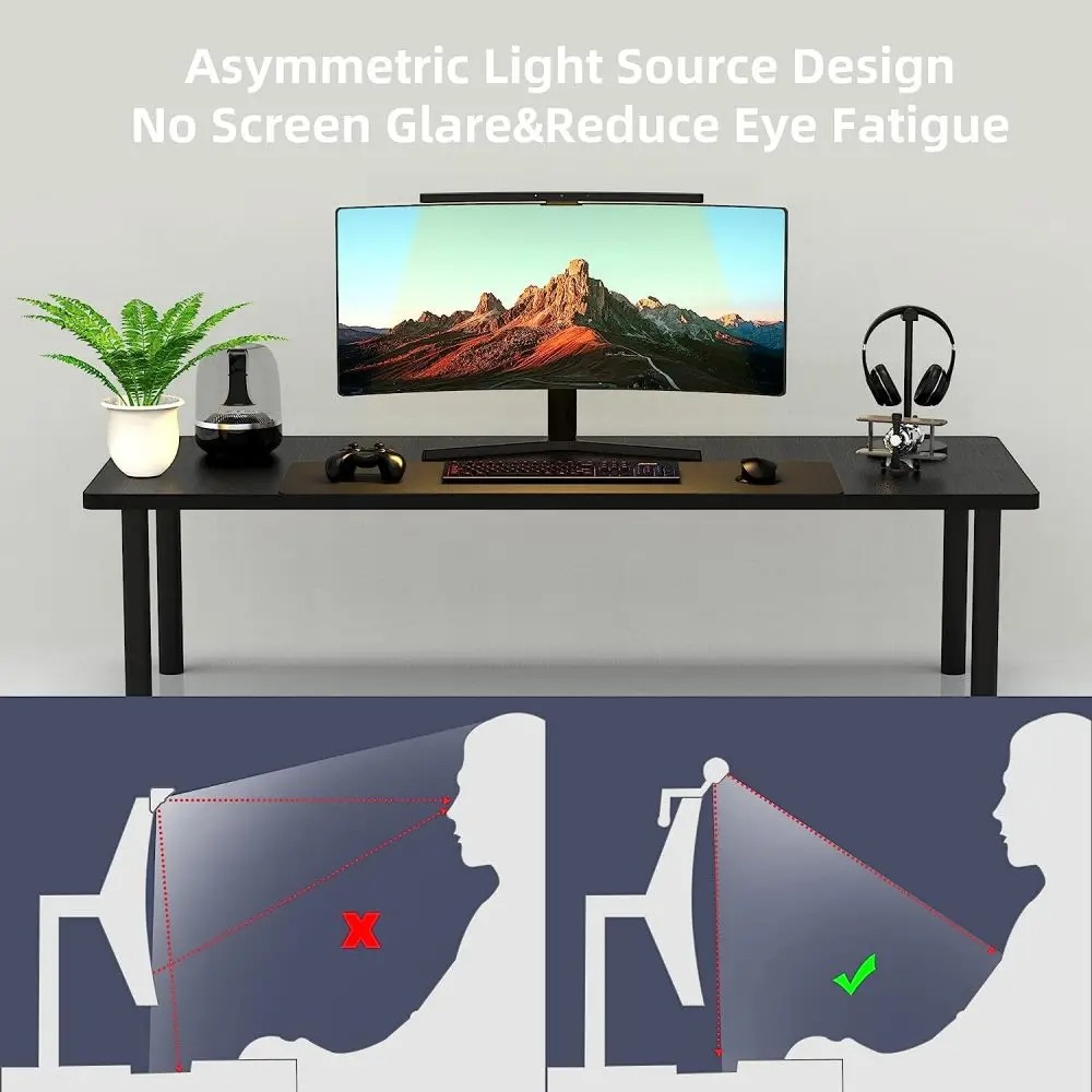 Curved Monitor Light Bar 3 Col - Home Office Setup のレビューと価格