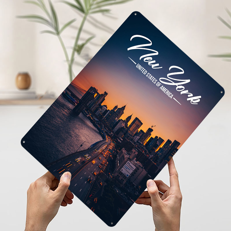 New York Printed Poster Custom - Home Office York のレビューと価格