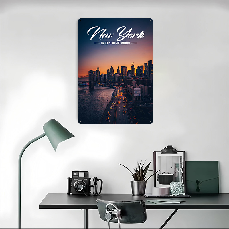 New York Printed Poster Custom - Home Office York のレビューと価格
