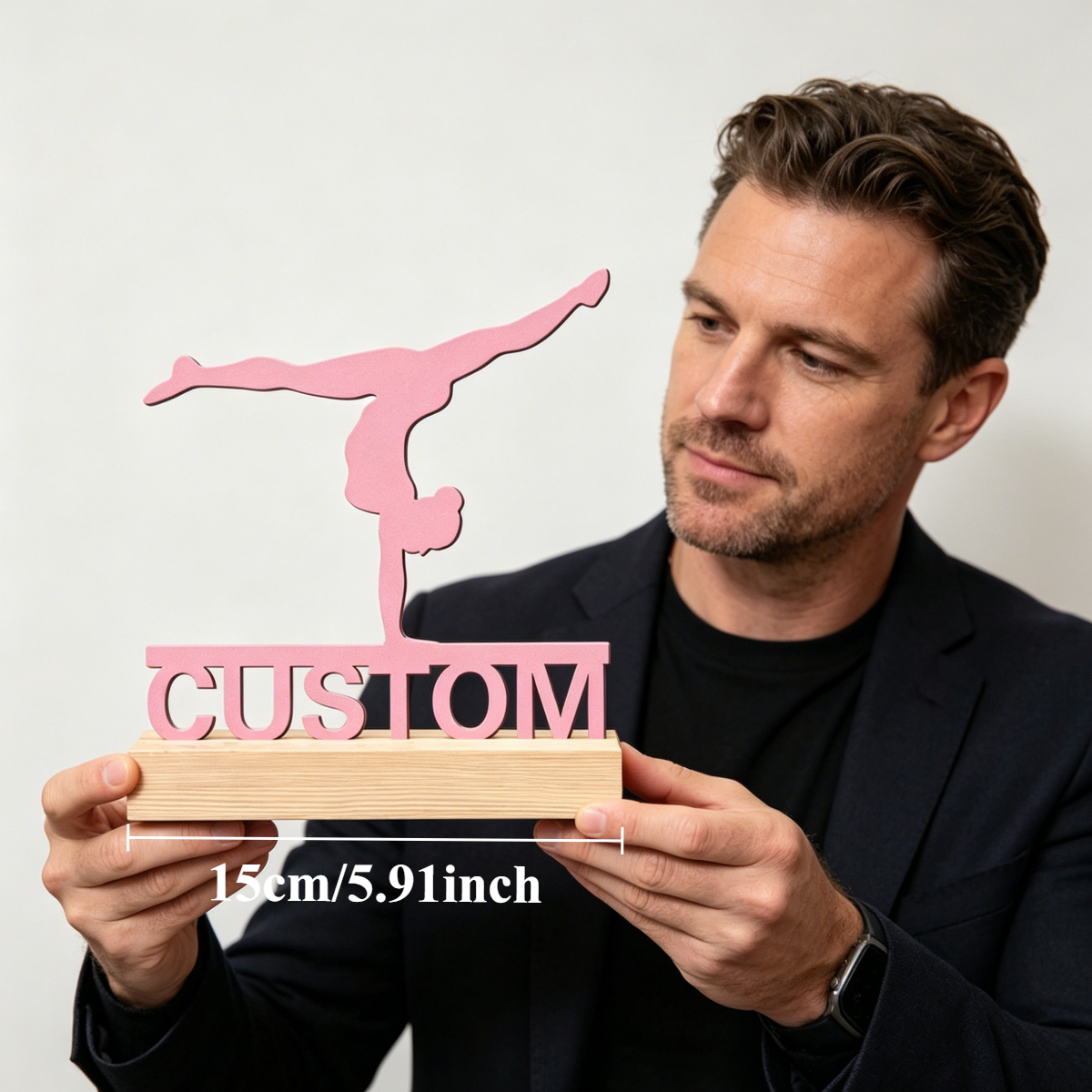 1pc Custom Gymnastic Girl Wood - Home Office Room のレビューと価格