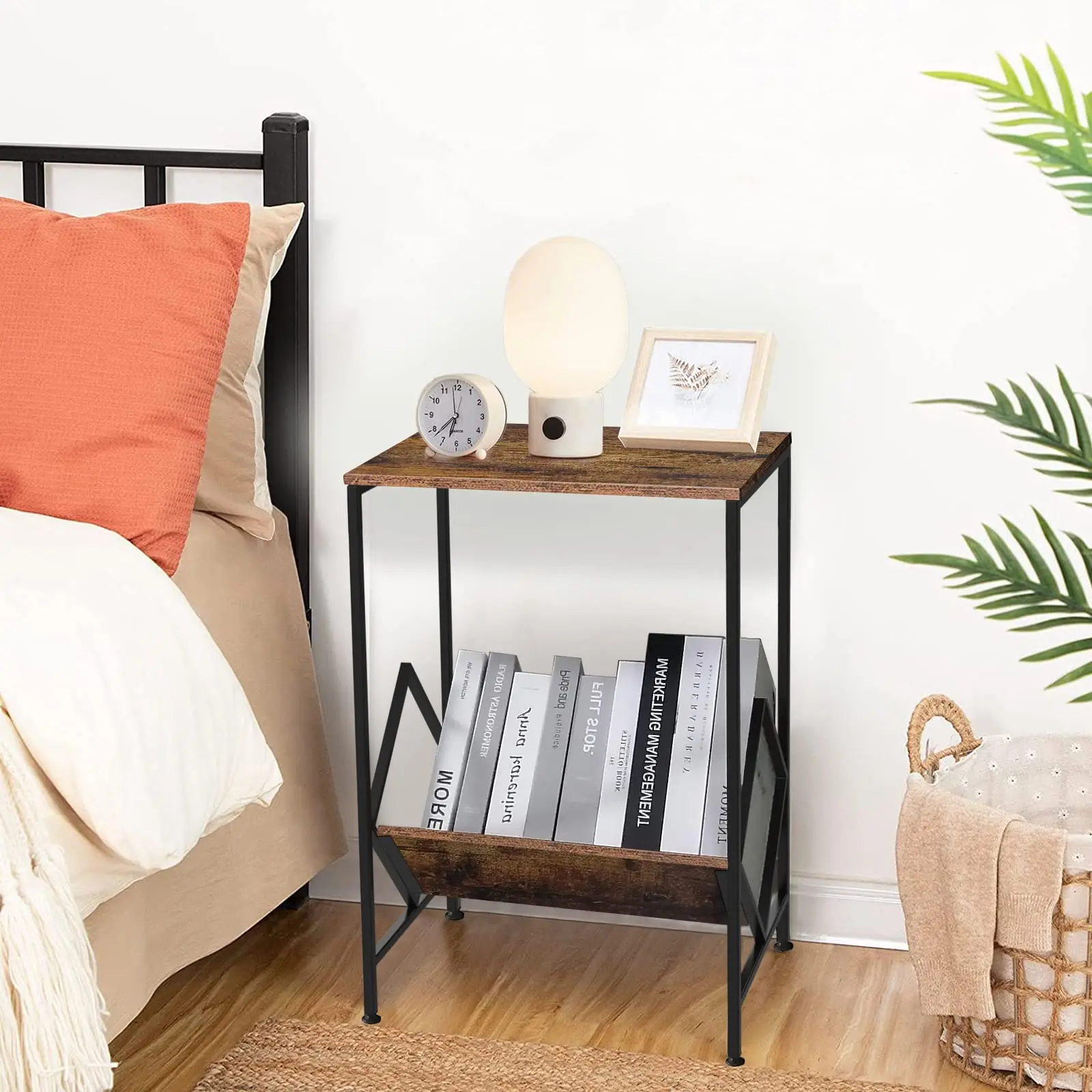 'Table Nightstand Up to 80 Alb - Home Office Amazon のレビューと価格